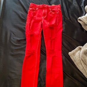 red garage jeans